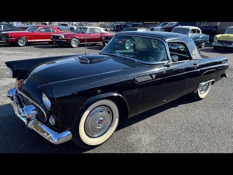 1955 FORD THUNDERBIRD TEST DRIVE SOLD $31,900 Maple Motors #3391