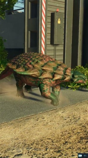 Narwhaler's Nodosaurus Remaster Mod Showcase #jurassicworldevolution3 #dinosaur #nodosaurus