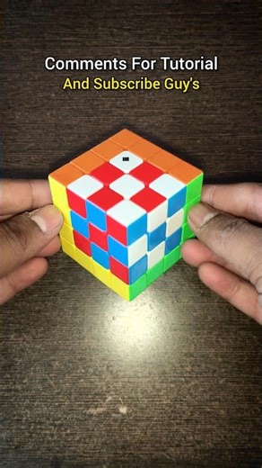 Rubik's Cube | 4x4 Cube Pattern | #shorts #viral #rubikscube #cube #puzzle #tips #tricks