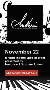 An Evening of Elegance Awaits! ✨🎭 Join us Saturday, November 22nd at the historic Plaza Theatre in Wharton for a one-night-only special event: 🌟 Sondheim Tribute Revue 🌟 — presented by Laurance & Suzanne Armour — Enjoy an unforgettable evening celebrating the genius of Stephen Sondheim, featuring live performances of his most beloved works from Company, Into the Woods, Follies, and more. 🍸 Cocktails & Hors d’oeuvres: 6:00 PM 🎶 Performance: 7:00 PM 🎟️ General Admission: $50 This exclusive f