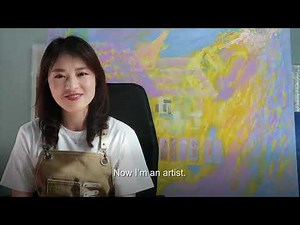 Sumin from North Korea makes art inspired by RESOLUTION SONG