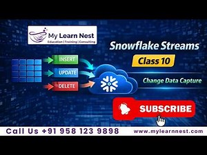 Snowflake Streams Explained | Change Data Capture (CDC) | Class 10
