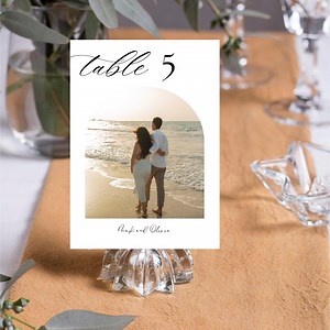 Photo Table Numbers: 5x7 Wedding Reception Template (digital Download) - Etsy UK
