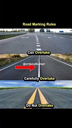 Road Lines Ka Matlab | 90% Log Galat Jaante Hain 😱 #shorts