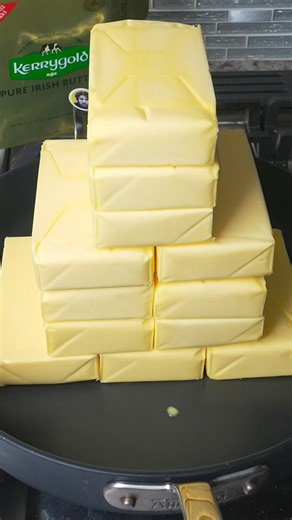 15 pounds of Irish butter vs my pan