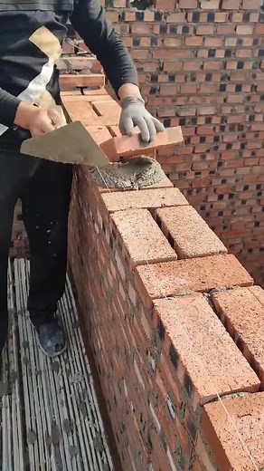 Bricklaying#short #bricks #bricklaying #brickell #shortsviral #construction #shortsreels #bricklayer #bricktok | 0086Builder