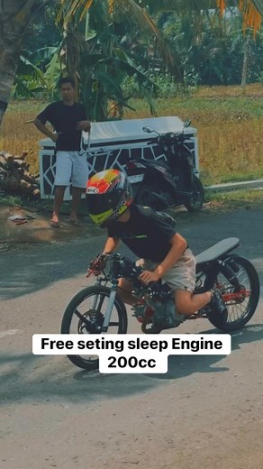 Free seting sleep Engine 200cc #dragrace #viralvideoシ #fypシ゚ #infobalap #viral | INFO BALAP