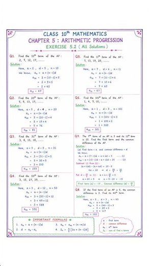 #DreamTrackAI class 10th maths Chapter-5 Arithmetic progression all solutions