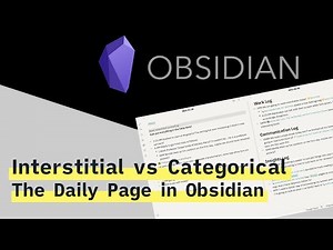 Beginner's Guide to the Daily Page in Obsidian