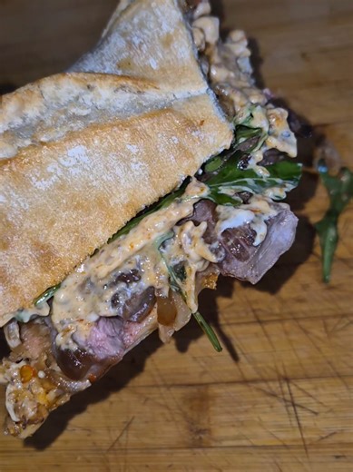 sandwich de bœuf façon lyvie's cooking. #beef #sandwich