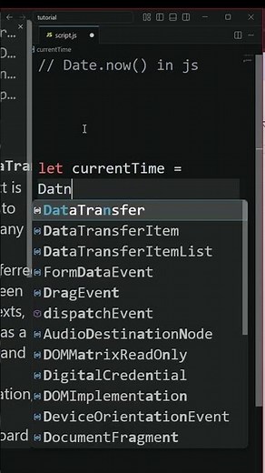 Date.now() js