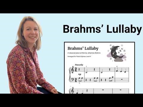 Brahms' Lullaby – Easy Piano Arrangement | Song of the Month