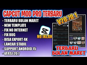 NEW UPDATE!! CAPCUT MOD APK PRO TERBARU 2026 | VERSI 20.70.0 SUPPORT 4K | TUTORIAL EDITING CAPCUT
