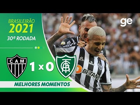 ATLÉTICO-MG 1 X 0 AMÉRICA-MG | MELHORES MOMENTOS | 30ª RODADA BRASILEIRÃO 2021 | ge.globo