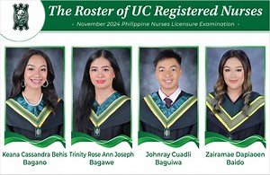 29K views · 361 reactions | Series 1 of 4: Congratulations to the Roster of New UC Registered Nurses who passed the November 2024 Philippine Nurses Licensure Examination! #yesUCan #TatakUC | University of the Cordilleras | Facebook
