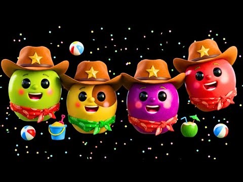 Wiggly Jiggly Baby Fruits Dancing! Dance, Laugh & Learn Colors in a Rainbow Sensory World! 🌈✨