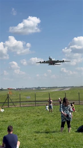 Emirates A380 Takeoff from Birmingham