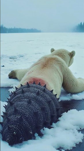 Polar Bear Uncovers Hidden Arctic Danger!