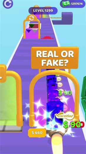 INSANE!! Gem Stack Run 1299 #gaming #gemstack #shorts