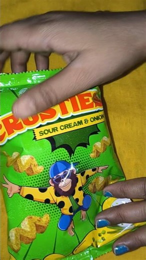 Sour Cream & Onion Snack Review 🤤 | Crusties Puffs | 💥 #Snacks #Crusties #trending #snacks