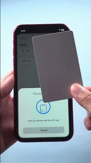 How to setup NFC on iPhone. #nfc