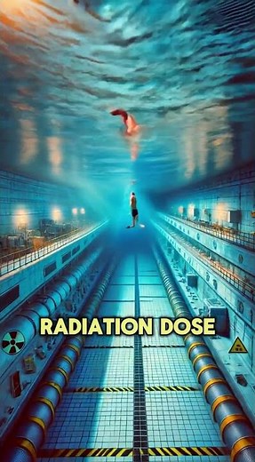 Swimming in a Spent Fuel Pool #WhatIfSeries#NuclearDiver#UnusualFacts#PhysicsExplained