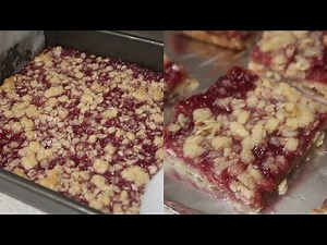 Raspberry Crumb Bars