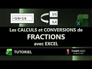 Fractions with Excel: Display, conversion, and calculation (Tutorial)