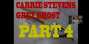 FLY TYING CARRIE STEVENS GRAY GHOST STREAMER FLY PART 4 WITH RYAN HOUSTON