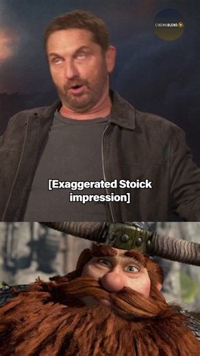 From animation to live-action: Gerard Butler is Stoick the Vast