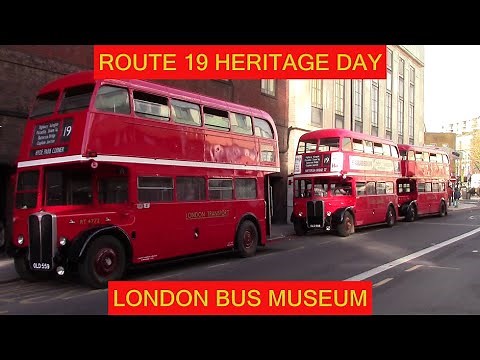 Route 19 Heritage Bus Running Day Finsbury Park to Battersea Bridge
