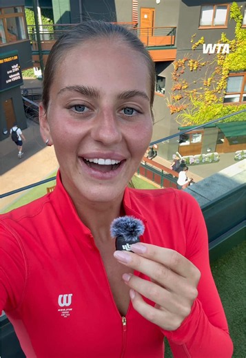 Twirling into the semifinals 🩰 @Marta Kostyuk #WTA #Wimbledon #MartaKostyuk