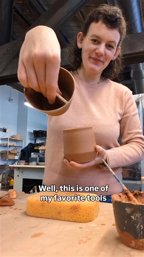 Favorite 3D Printed Pottery Tool! #artist #ceramic #pottery #3dprinting