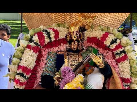 Sri Vishnu Brahmotsavam Day 2 Saraswati Alamkaram