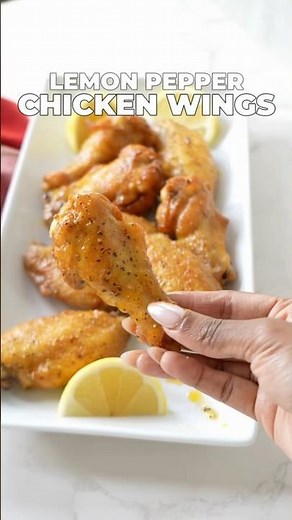 The best crispy baked lemon pepper wings.