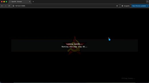 Got OpenRA (Red Alert) running natively in the browser. C#/Wasm. Skirmish and campaign both work, saves persist.No plugins, just a URL.
