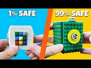 I built LEGO SAFES without TECHNIC PIECES