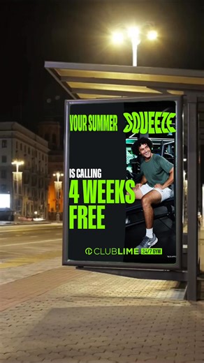 LAST CHANCE to get 4 weeks free when you join Club Lime. The Summer Squeeze lets you train when it suits you with 24/7 gym access. $0 start-up fee. No lock-in contracts. Join Club Lime now. Worth the squeeze. | Club Lime