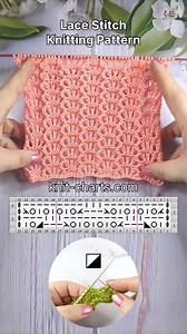 128K views · 1.9K reactions | Lace Stitch Knitting Pattern #LaceStitchKnitting #KnitLeaf #DIY #KnittingPattern | Free Knitting Patterns | Facebook