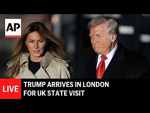 LIVE: Trump arrives in London for UK state visit