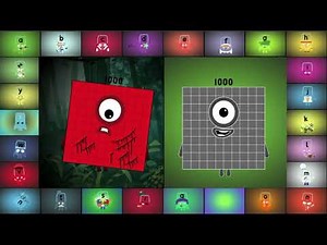 Numberblocks (100-1000) Phobia vs. Negative vs. Alphablocks (A-Z): The Ultimate Showdown!