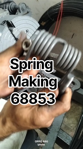 Making a Strong Compression Spring on Lathe Machine 🔩 | Spring Manufacturing#shotsviral