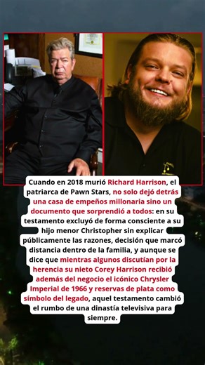 El testamento que fracturó al Precio de la Historia