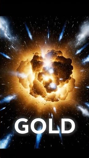 Where gold ACTUALLY comes from? Every gold atom on Earth came from this. #space #usa #documentary