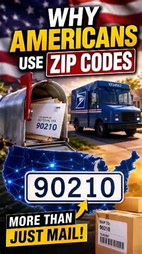 why america use zip codes? #shorts