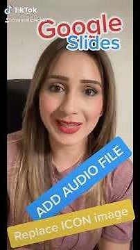 Add Audio 🔊 files to Google Slides and replace icon with Bitmoji!