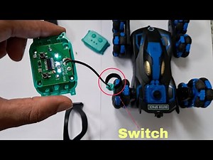 Hand Gesture sensor Control Car Repair | RC Stunt car