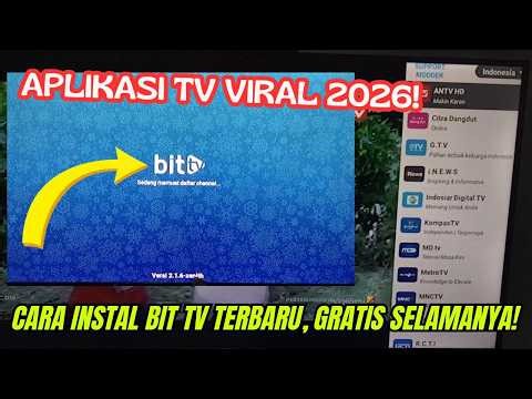 🎯 Cara Instal Bit TV Terbaru, Gratis Selamanya! Aplikasi TV Viral 2026!