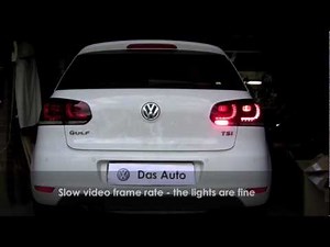 LED tail light install in MK6 MKVI Golf