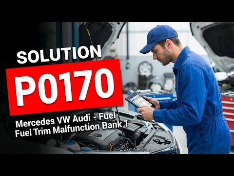 HOW TO FIX P0170 OBD II ERROR CODE - Fuel Trim Malfunction Bank 1 Mercedes VW Audi